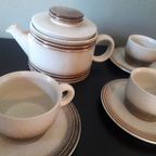 Mid Century Vintage Gerzit West Germany Koffie Of Thee Servies. 15 Delig. thumbnail 9