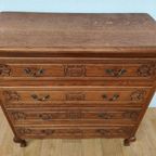 Vintage Brocante Ladekast Ladekastje Commode Kast 609 thumbnail 11