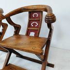 Zeldzame Aziatische Troonstoelen thumbnail 4