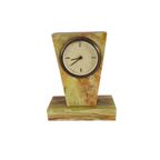 Pendule - Marmer - Art Deco Stijl - Opwind Mechanisme - 2E Helft 20E Eeuw thumbnail 2