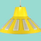 Prachtige Gele Plastic Space Age Ufo Lamp - Massive - Belgian Design - 1970 thumbnail 2