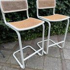 Vintage Cesca Barstoelen - Marcel Breuer Stijl thumbnail 6