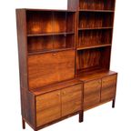 Vintage Wandmeubel Boekenkast Palissander Jaren 70 Design thumbnail 13