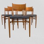 Set Van 6 Eetkamerstoelen Van Lübke thumbnail 3