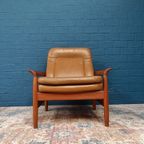 Vintage Fauteuil Met Voetenbank, Deens Design thumbnail 19