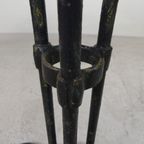 Art Deco Bistrotafel, Tuintafel Op Gietijzeren Voet thumbnail 24