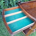 Vintage Engelse Sidetable, Bijzettafeltje,Serveer Trolley thumbnail 11