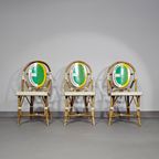 3 X Gasparucci Italo Ecc Antwerpen Tennis Chairs 1980s thumbnail 15