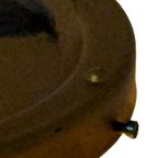 Ceiling Mounted (or Wall Mounted) Lamp With Pressed Glass - Sconce - Midcentury Modern thumbnail 2