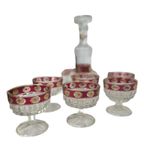 Vintage Italiaanse Glazen Dessert Set Stampi Francolini thumbnail 6