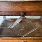 Vintage Glazen Vitrine / Etalage / Theekastje thumbnail 3
