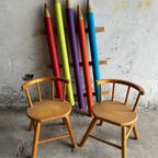Vintage Chalq Board With A Pair Of Chil Seats thumbnail 19
