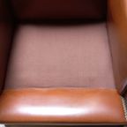 Cognac Kleurige Lederen Armzetel thumbnail 2