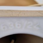 Vintage Geometrische Tafellamp Keramiek ’70 Teepee Lamp Wit thumbnail 4