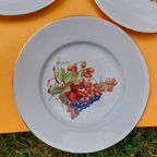 Vintage Limoge Borden 4 St.uitstekende Staat. 25 Cm thumbnail 4