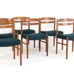 Set 6 Carl Ekström Voor Albin Johansson Stoelen Vintage thumbnail 16