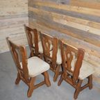 Eikenhouten Kamerstoelen 4 Stuks thumbnail 5