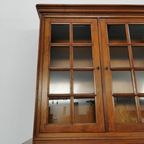 Antieke Vintage Landelijke Boekenkast Buffetkast Wandkast Vitrinekast thumbnail 19