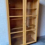 Vintage Mid-Century Schoolkast,Vitrinekast,Scheikunde-Kast thumbnail 10