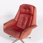 Vintage Swivel Lounge Chair By Henry W. Klein For Bramin thumbnail 4