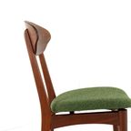 Set 4 Eetkamerstoelen Vintage Stoelen Nieuw Bekleed Gerestaureerd thumbnail 11