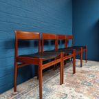 4x Vintage Deens Design Stoelen, Jaren '60 thumbnail 8