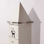 Hand Painted Cats On Children Tower Cabinet Storage Drawers thumbnail 4