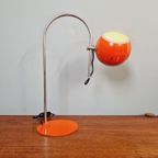 Eyeball Bureaulamp In Oranje Gelakt Metaal, 1960-70 thumbnail 9