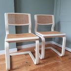 Set Van 2 Lübke Sledestoelen – Cane / Webbing thumbnail 2