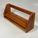 Vintage Wandplank, <<<brand>>>, Massief Teak, Denemarken 1970's thumbnail 5