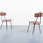 Set Of 4 Sculptural Italian Chairs / Eetkamerstoelen, 1960’S thumbnail 5