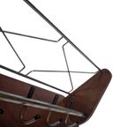 Vintage Wandkapstok Teak En Chroom Jaren 60/70 thumbnail 16