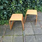 3X Vintage Ikea Benjamin Kruk Lisa Norinder Plywood 1980 thumbnail 6