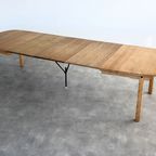 Vintage Eettafel | Tafel | Verlengbaar | Brutalist | Kjaernulf thumbnail 9