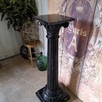 Oude Barokstijl, Plantentafel, Zuil Pilaar. thumbnail 6