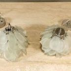 Set Van 2 Glycine Glazen Petal Hanglampen, Spiridon Deco thumbnail 2