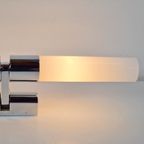 Vintage Murano Glas Tube Wandlamp Chroom Italy Design ‘80 thumbnail 6