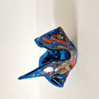 Vintags Mondgeblazen Waxinehouder Zakdoek Vaas Stijl thumbnail 7