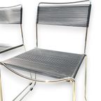 Paar Jodi Spaghetti Stapelbare Stoelen, Sintesi, Italië, 80s thumbnail 2