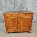 Antieke Kast Commode 19E Eeuws Kersenhout 113X140 Cm thumbnail 18