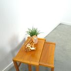 Teak Vintage Bijzettafel Set thumbnail 6