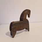 Vintage Paard Van Troye Troy Resin Beeld thumbnail 6