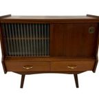 Vintage Kastje Compact Dressoir Jaren 60 Teak Fineer thumbnail 19