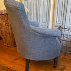 Fauteuil Damesstoel Stoel Biedermeier 1880 Frans Antiek thumbnail 6