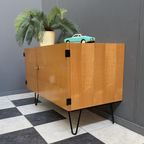 Blond Wood Low Cabinet 1970S thumbnail 15