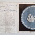 Blue Jasperware, Apollo Eleven Man On The Moon, Wedgwood Plate thumbnail 4