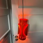 Vintage Retro Metalen Oranje Hanglamp thumbnail 4