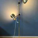 Mid Century Vloerlamp Met Aluminium Spots / Space Age Standing Light thumbnail 3