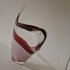 Vintage Murano Schaal Roze Glazen Schaal thumbnail 12