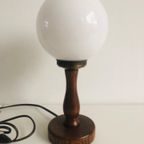 Antieke Houten Lamp thumbnail 6